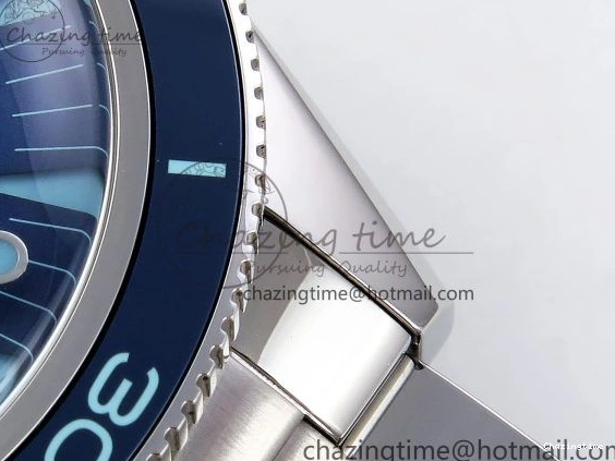 0103 Seamaster 300 Heritage VSF 1:1 Best Edition Blue Dial on SS Bracelet A8912 Super Clone Packable 7716